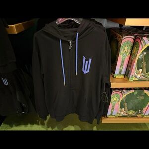 Wicked For Good Zip-Up Hoodie Sweatshirt Universal Studios XL